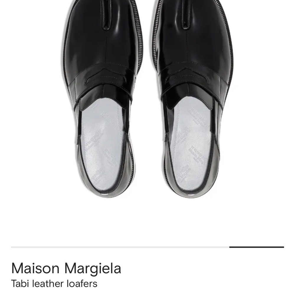 Maison Martin Margiela Glossy Black Tabi Women’s Loafers